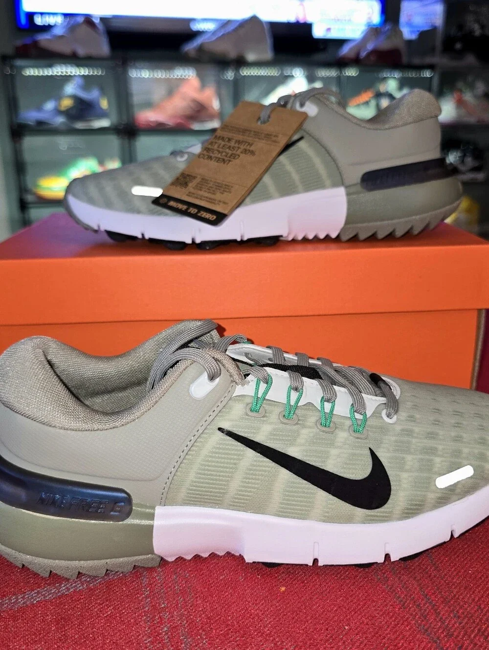 Nike Free Golf NN - Light Army/Black-Light Silver - SKU Fn0332-300